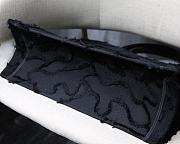 Dior Book Tote Black Camouflage Emdroidery M1286 Size 41.5x32x5cm. - 4