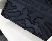 Dior Book Tote Black Camouflage Emdroidery M1286 Size 41.5x32x5cm. - 6