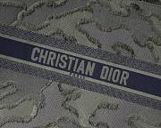 Dior Book Tote Green Camouflage Emdroidery M1286 Size 41.5x32x5cm. - 4