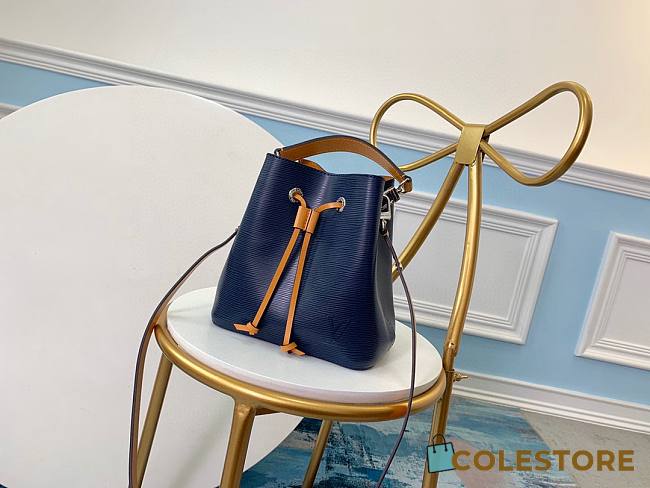 Louis Vuitton Néonoé BB Bucket Bag Epi Leather In Blue M57032 20cm - 1