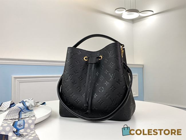 Louis Vuitton Néonoé BB Bucket Bag Monogram In Black M45256 26cm - 1