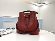 Louis Vuitton Néonoé MM Monogram In Wine M43985 Size 26x26x17.5cm - 1