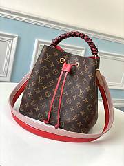 Louis Vuitton Néonoé BB Bucket Bag Monogram In Red M43985 26cm - 1