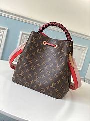 Louis Vuitton Néonoé BB Bucket Bag Monogram In Red M43985 26cm - 2