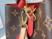 Louis Vuitton Néonoé BB Bucket Bag Monogram In Red M43985 26cm - 3