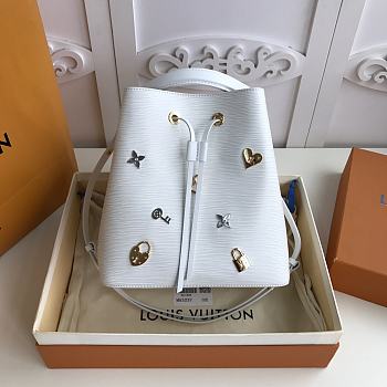 Louis Vuitton Néonoé BB Bucket Bag Epi Leather Love Lock M53238 26cm