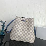 Lousi Vuitton Néonoé MM Damier Leather In Blue M44020 26cm - 5