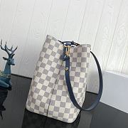 Lousi Vuitton Néonoé MM Damier Leather In Blue M44020 26cm - 6