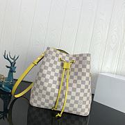 Lousi Vuitton Néonoé MM Damier Leather In Yellow M44020 Size 26cm - 1