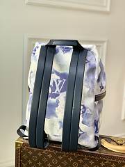 Louis Vuitton Discovery Backpack Watercolor Blue Canvas M45760 Size 37x40x20cm - 5