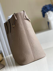 Louis Vuitton Neverfull Empreinte Leather In Turtledove Beige32cm - 5
