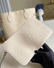 Louis Vuitton Neverfull Empreinte Leather In Turtledove 32cm - 3