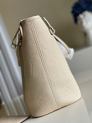 Louis Vuitton Neverfull Empreinte Leather In Turtledove 32cm - 4