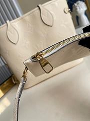 Louis Vuitton Neverfull Empreinte Leather In Turtledove 32cm - 5