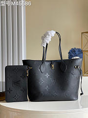 Louis Vuitton Neverfull Empreinte Leather In Black M45685 32cm - 1