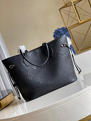 Louis Vuitton Neverfull Empreinte Leather In Black M45685 32cm - 2