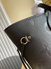 Louis Vuitton Neverfull Empreinte Leather In Black M45685 32cm - 5