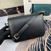 Celine Large Triomphe Bag Calfskin In Black 18737 Size 25x18x6cm - 5