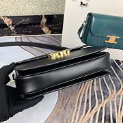 Celine Large Triomphe Bag Calfskin In Black 18737 Size 25x18x6cm - 4