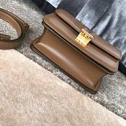 Ceiline Small Classic Box Calfskin In Brown 18918 Size 17cm - 6