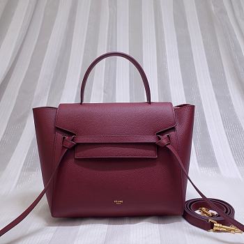 Ceiline Pico Belt Bag In Grained Calfskin 194263 Size 15x13x9 cm