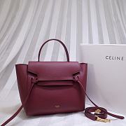 Ceiline Pico Belt Bag In Grained Calfskin 194263 Size 15x13x9 cm - 5