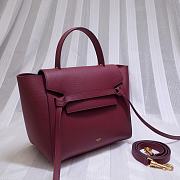 Ceiline Pico Belt Bag In Grained Calfskin 194263 Size 15x13x9 cm - 2