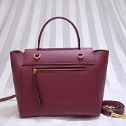 Ceiline Pico Belt Bag In Grained Calfskin 194263 Size 15x13x9 cm - 3