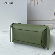 Ceiline Pico Belt Bag In Grained Calfskin Sage Green 194263 Size 15x13x9 cm - 4