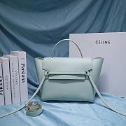 Ceiline Pico Belt Bag In Grained Calfskin Vert D'eau 194263 Size 15x13x9 cm - 1