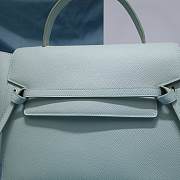 Ceiline Pico Belt Bag In Grained Calfskin Vert D'eau 194263 Size 15x13x9 cm - 6