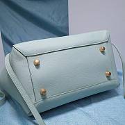 Ceiline Pico Belt Bag In Grained Calfskin Vert D'eau 194263 Size 15x13x9 cm - 4