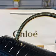 Chloe Small Aby Lock  Handbag Crocodile Embossed CHC19 Size 16.5x7x15cm - 2