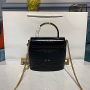 Chloe Small Aby Lock  Handbag Crocodile Embossed CHC19 Size 16.5x7x15cm - 3