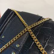 Chloe Small Aby Lock  Handbag Crocodile Embossed CHC19 Size 16.5x7x15cm - 6