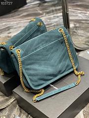 YSL Niki Frosted Leather 498894 Size 28×20×8cm - 3
