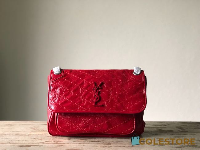 YSL Baby Niki Shoulder Bag 533037 Size 28x20x8.5cm - 1