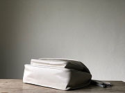 YSL Baby Niki Shoulder Bag White 533037 Size 28x20x8.5cm - 6