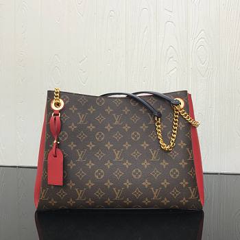 Louis Vuitton Surène MM Monogram Red M43772 Size 36x26x13cm
