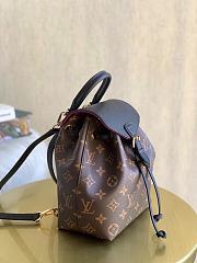 Louis Vuitton Montsouris Backpack Canvas Black M45410 17cm - 2