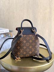 Louis Vuitton Montsouris Backpack Canvas Black M45410 17cm - 5