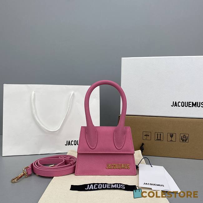 Jacquemus Velvet Rose Red Size 12x8x5cm - 1