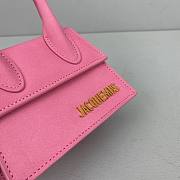 Jacquemus Velvet Rose Red Size 12x8x5cm - 3