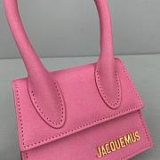 Jacquemus Velvet Rose Red Size 12x8x5cm - 2