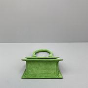 Jacquemus Velvet Rose Green 12x8x5cm - 5