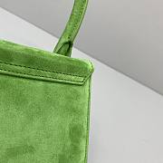 Jacquemus Velvet Rose Green 12x8x5cm - 4