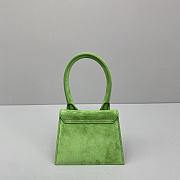 Jacquemus Velvet Rose Green 12x8x5cm - 3