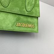 Jacquemus Velvet Rose Green 12x8x5cm - 2