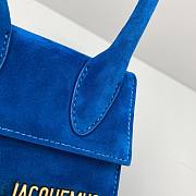 Jacquemus Velvet Rose Blue 12x8x5cm - 3