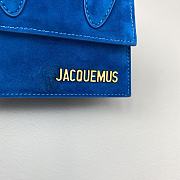 Jacquemus Velvet Rose Blue 12x8x5cm - 2